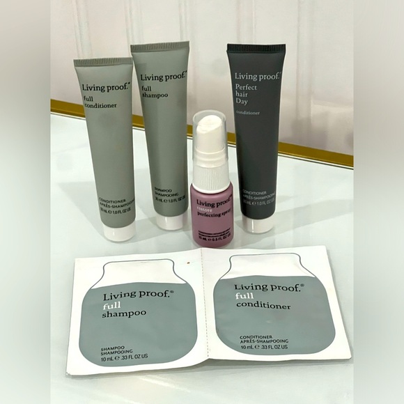 Living Proof Travel Size Shampoo, Conditioner & Gloss Set - Picture 1 of 6